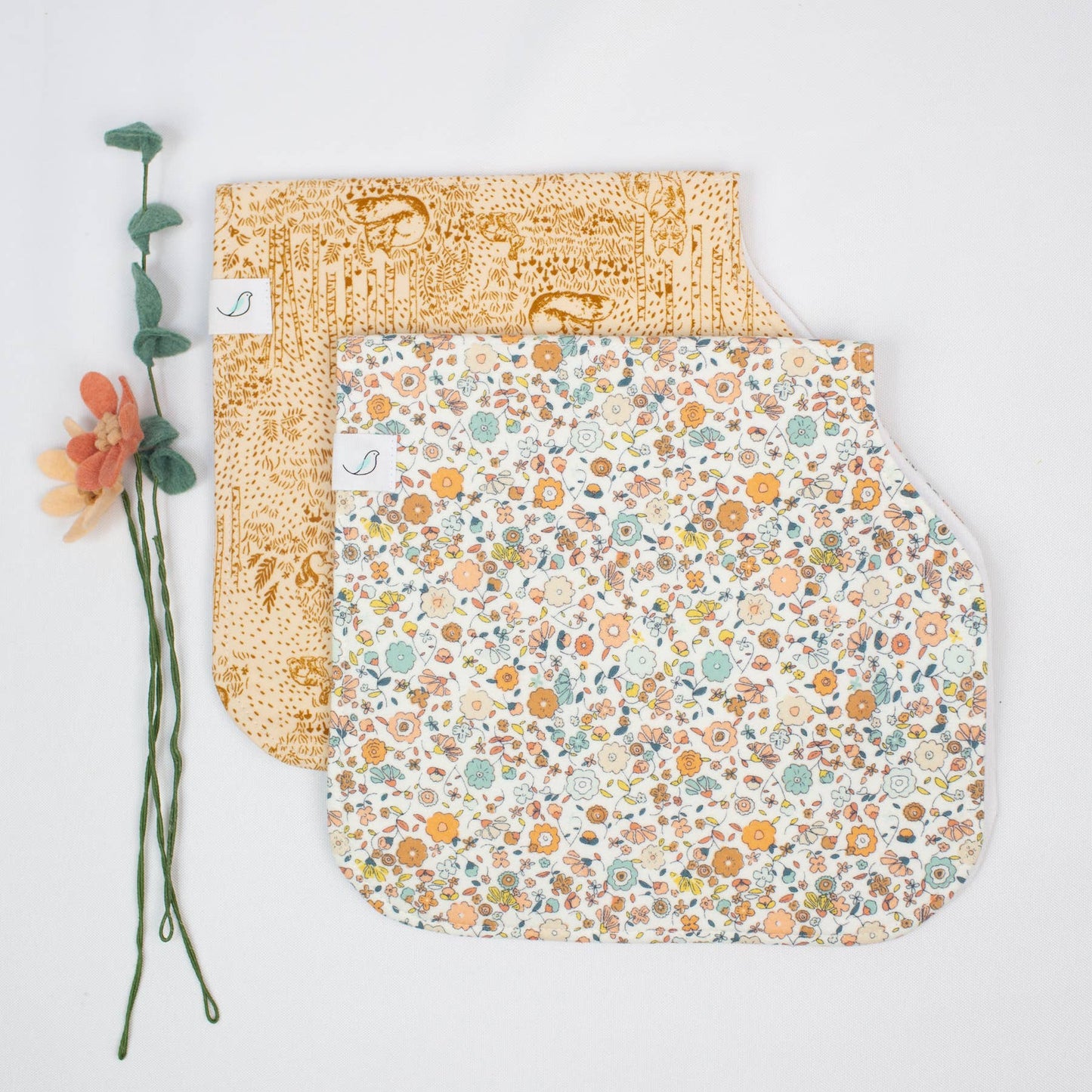 The Essential Burp Cloth - Ditsy Floral