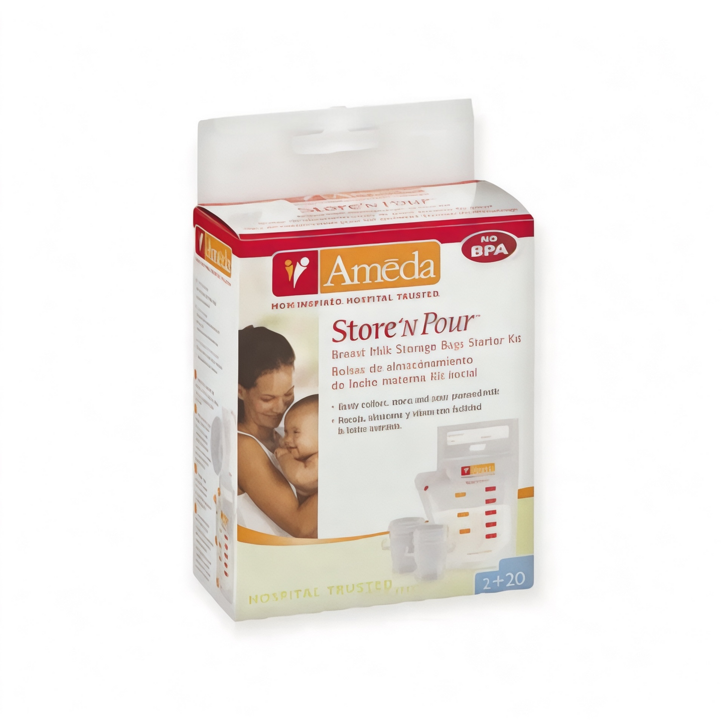 Ameda Store ’N Pour Breast Milk Storage Bags