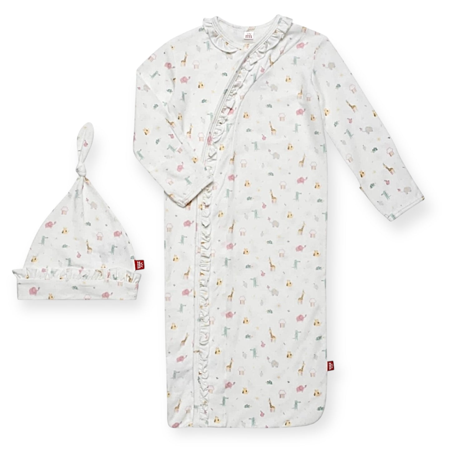 Magnetic Me Organic Cotton Gown & Hat Set