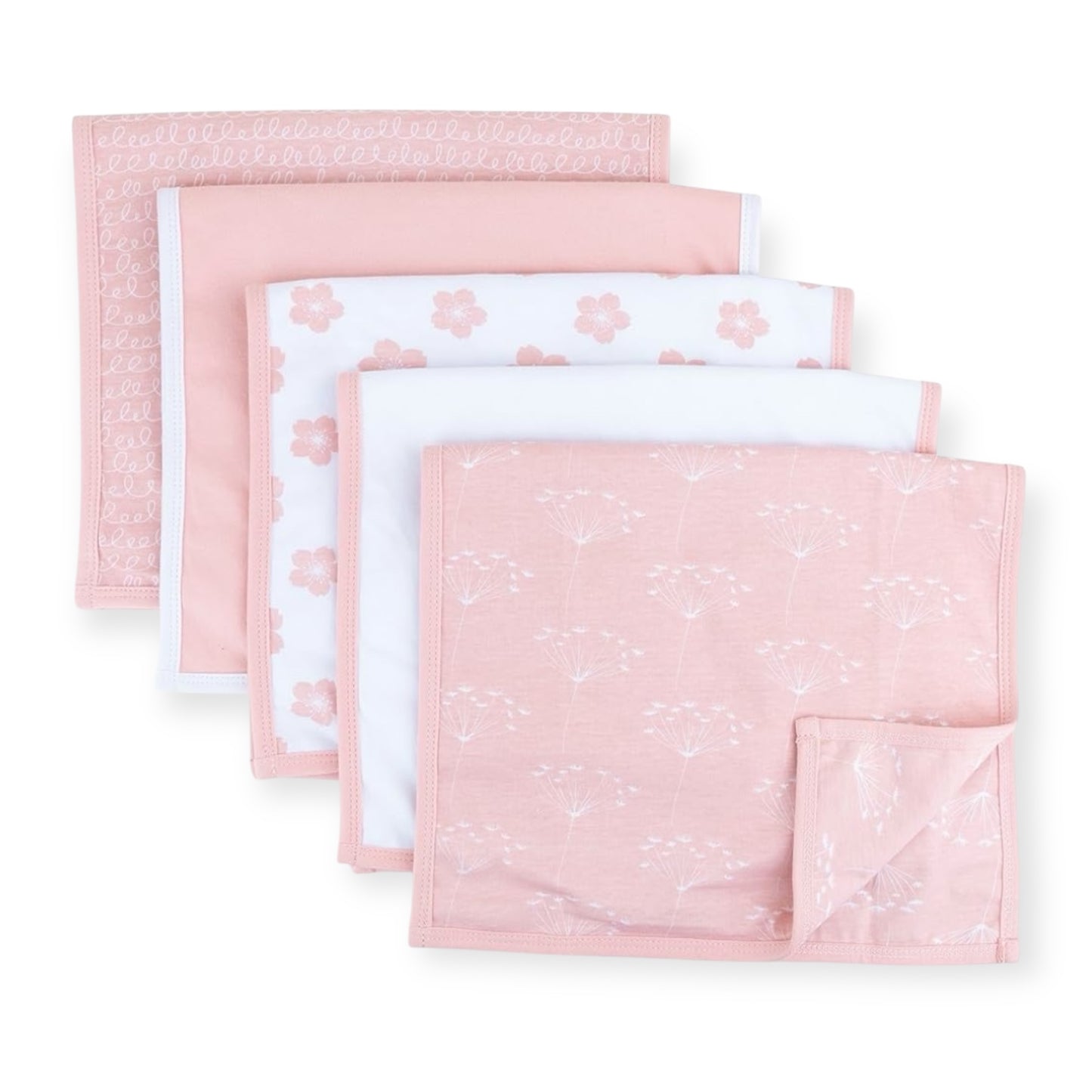Ely’s & co Cotton Burp Cloth, 5Pk