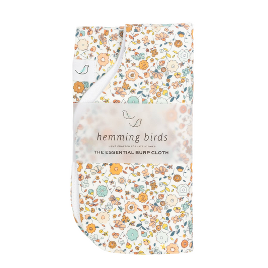 The Essential Burp Cloth - Ditsy Floral