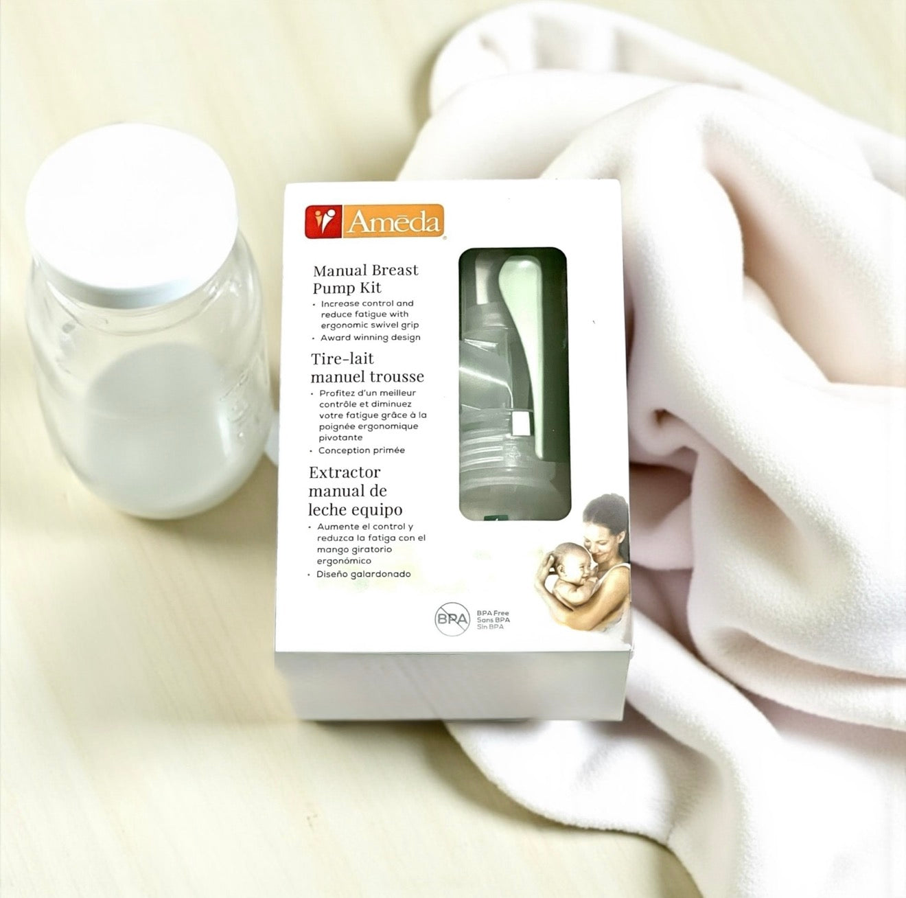 Ameda One-Hand Manual Breast Pump