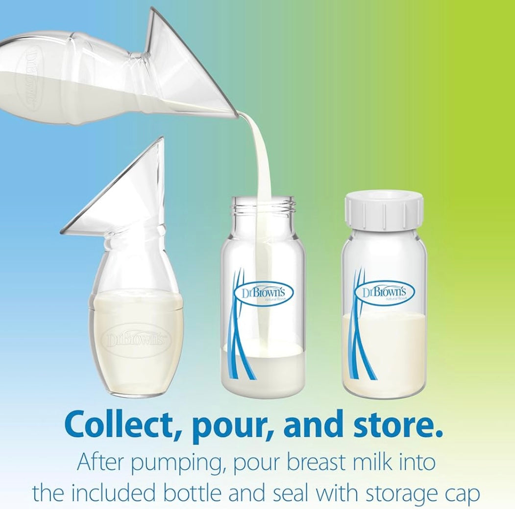 Dr. Brown’s One Piece Breast Pump/Milk Collector Set