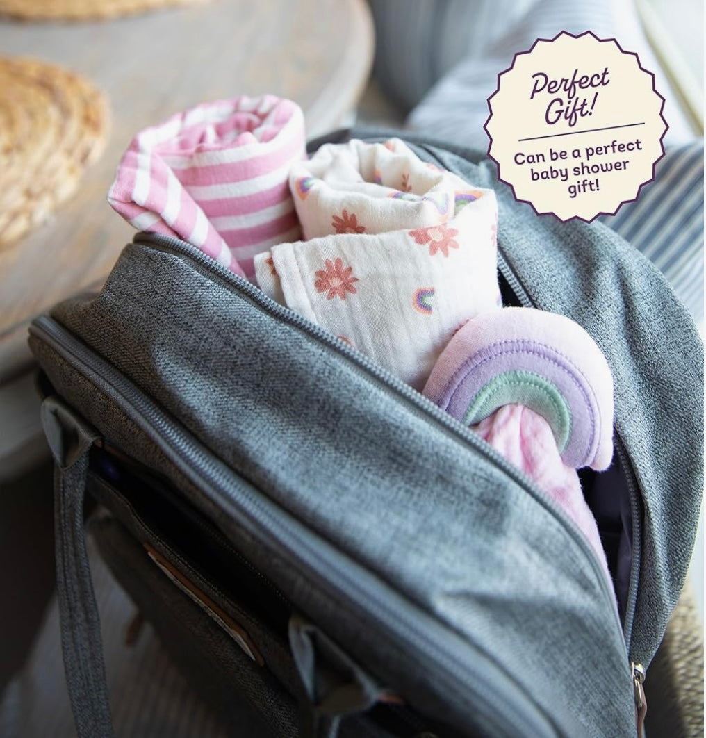 Rainbow Muslin Baby Lovey