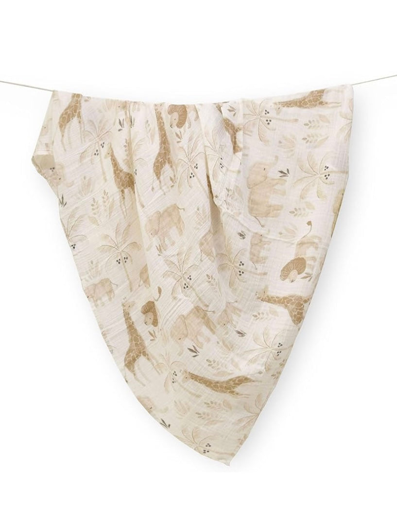 Crane Baby Swaddle Set