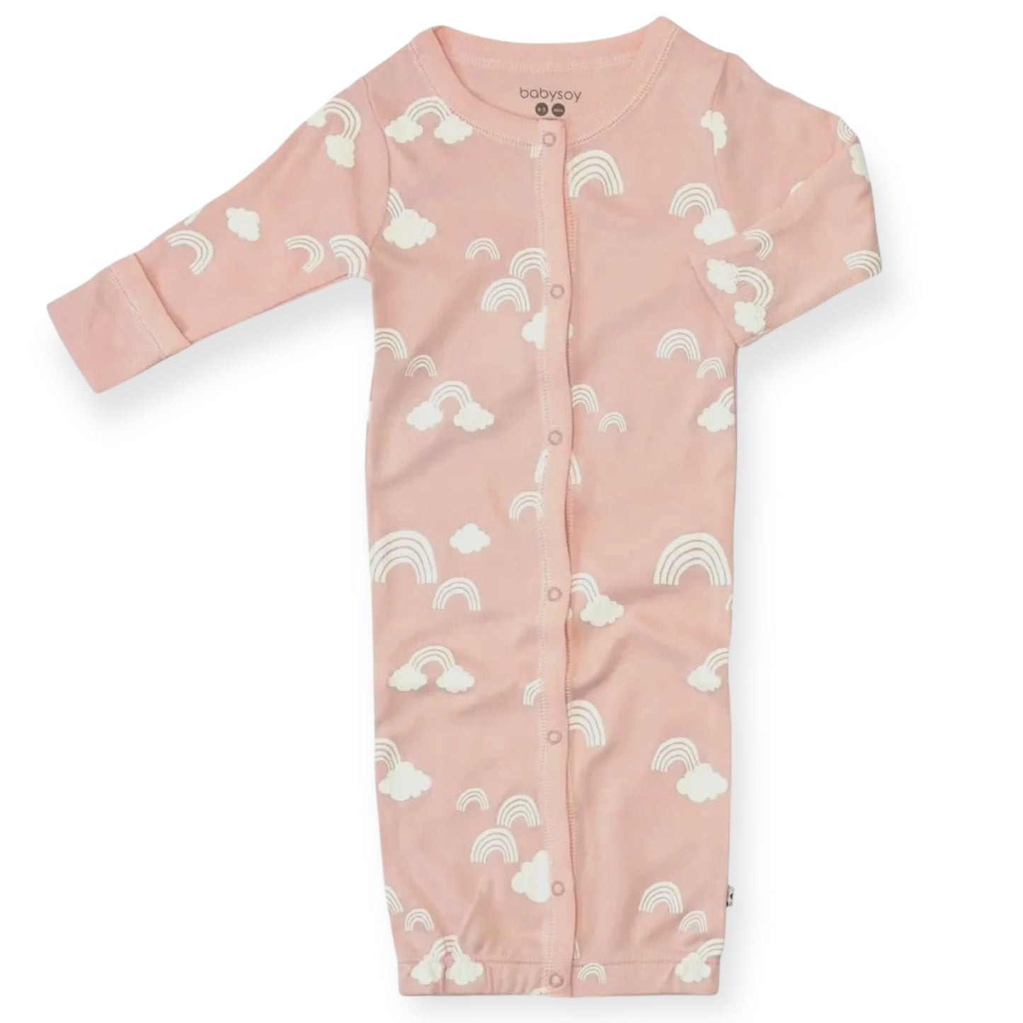 Babysoy Snaps Gown