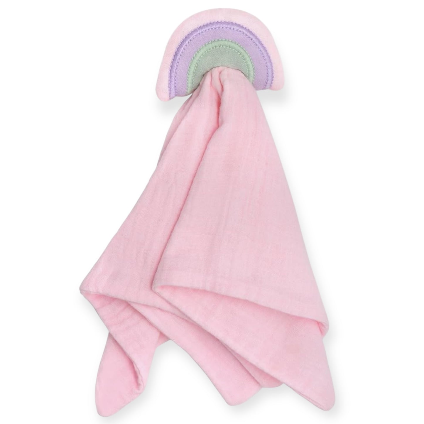 Rainbow Muslin Baby Lovey
