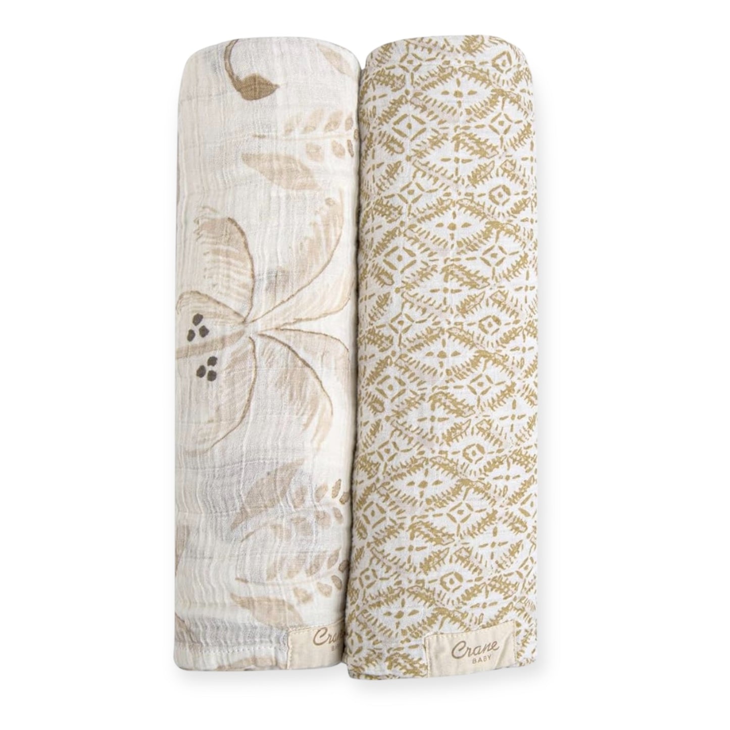 Crane Baby Swaddle Set